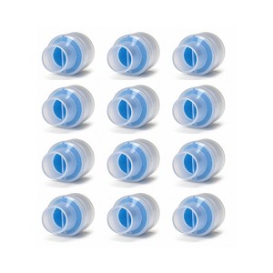 Nispira HME Heat Moisture Exchanger Filter in-Line Humidification Solution Unit for CPAP biPAP Machine & Mask, Z1, Z2, Dreamstation, 12 Packs - 1 of 4