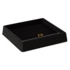Aoibox Non Slip 3x3 Inch Rubber Caster Cups Furniture Floor Protector Pads Anti Skid Gripper for Bed Couch 4 Pack Black - 2 of 4