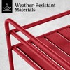 Best Choice Products 2-Tier Rolling Bar Cart Indoor/Outdoor w/ Storage Shelves, Wine Rack, Lockable Wheels - 4 of 4