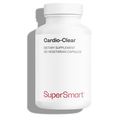 SuperSmart Cardio Clear - Garlic EDTA Supplement with Malic Acid, Calcium Disodium EDTA, Magnesium | Non-GMO & Gluten Free - 120 Vegetarian Capsules