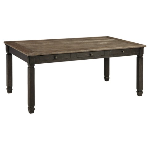 Hill creek black rectangle deals dining table