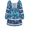 Women's Plus Size Jasmine Micro Mini Dress - teal | CITY CHIC - 3 of 4