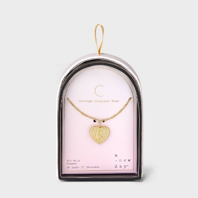 C heart necklace online