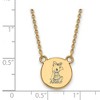 Black Bow Jewelry 14k Yellow Gold Plated Sterling Silver Alpha Xi Delta Greek Life Necklace 18 Inch - 3 of 4