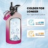 Link Active One Gallon Stainless Steel Water Bottle Triple Walled Insulated Long Lasting Cold Water Leak Proof Carrying Pouch & Accessories - 3 of 4