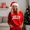 Simply Sage Market Women's Graphic Sweatshirt Jolly Varsity Thick Outline - 2 of 4