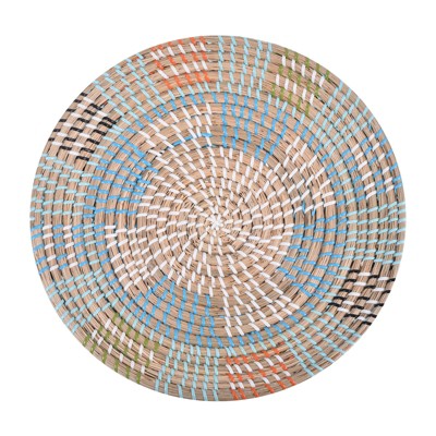 Unique Bargains Decorative Wall Art Hanging Woven Basket (13.8" - Style 4) 1Pc