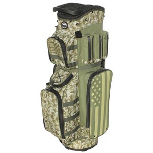 Hot-Z Golf USA Military Active Duty Cart Bag 14-Way Top - Camo - 1 of 1