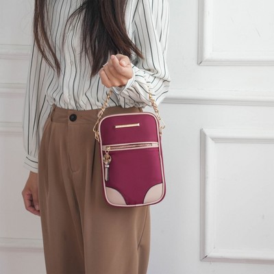 MKF Collection Sue Crossbody Women's Bag Practical and Functional by Mia K - Purple Lavender — фото 3