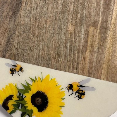 Lexi Home Mango Wood Sunflower Bee Book Holder Target