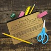 Willy Wonka And The Chocolate Factory Golden Ticket Makeup Cosmetic Bag Organizer Pouch - 2 of 4