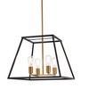 Elegant Lighting Declan 20 inch pendant in black and brass - 4 of 4