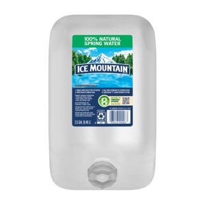 Ice Mountain Brand 100% Natural Spring Water - 2.5 gal (320 fl oz) Jug - 1 of 4