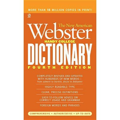 The New American Webster Handy College Dictionary - 4th Edition by  Philip D Morehead (Paperback)