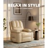 Manual Recliner Swivel Massage Chair with 5 Modes, 360° Rotation & 30° Rocking, Side Pocket - 2 of 4