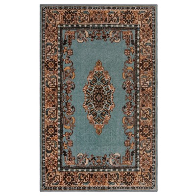 Minimalist Modern Floral Block Power-loomed Living Room Bedroom Entryway  Indoor Area Rug Or Runner By Blue Nile Mills : Target