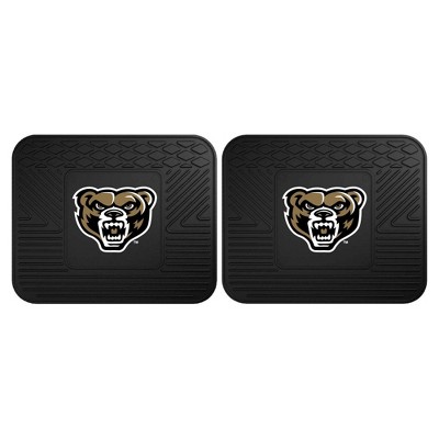 NCAA Oakland University Vinyl Utility Mat Set - 2pc