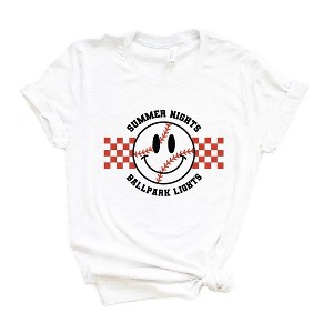 Simply Sage Market Women's Checkered Summer Nights Short Sleeve Graphic Tee - 1 of 4