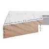 Jasper Wide Rustic Marshmallow White Picture Frame - 4 of 4