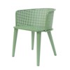 VisioGear Dining Chair, 2-Piece Patio Chairs for Garden, Balcony, Green, 22.25"*21.5"*28.25" - 4 of 4