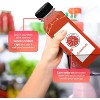 Square Plastic Juice Bottles with Caps, 15 Pack 12 oz Clear Empty Containers - 4 of 4