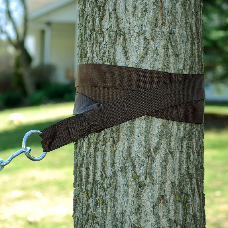 Outdoor Patio Heavy-Duty Hammock Hanging Tree Straps/S-Hooks, 3 of 4