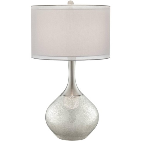 Possini euro swift modern deals mercury glass table lamp