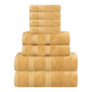 Smart Dry Cotton Medium Weight Solid Towel Set by Blue Nile Mills - 1 of 4