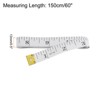 Unique Bargains Flexible Durable Fiber Double Scale Measuring Rulers 3 Pcs - 2 of 4