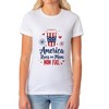 Runs On Mom Coffee Women's 4th Of July Crewneck Short-Sleeve T-Shirt - 2 of 4