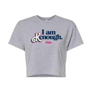 Women's - Barbie - I Am Kenough Cropped Graphic T-Shirt - 1 of 4