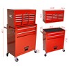 VASIP   8-Drawer High Capacity Smooth-Rolling Tool Chest with Tool Storage Cabinet ,for Garage,Workshop,Red - 4 of 4