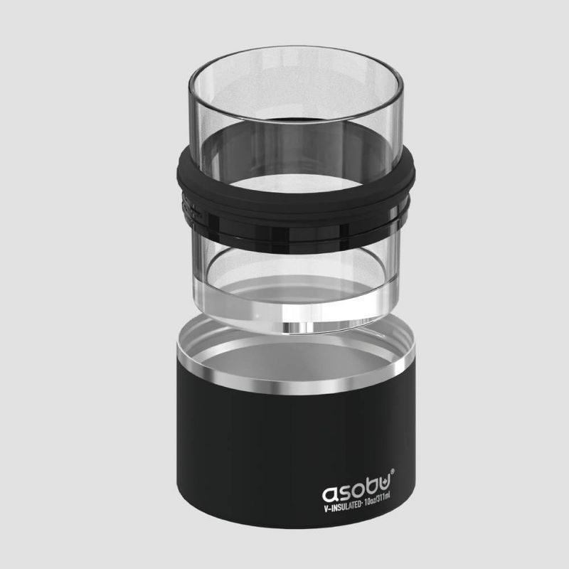 ASOBU On The Rocks 10.5oz Stainless Steel and Glass Insulated Whiskey Sleeve with Whiskey Glass, 5 of 7