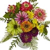 Nearly Natural Mixed Flower in Glass Vase - 3 of 3