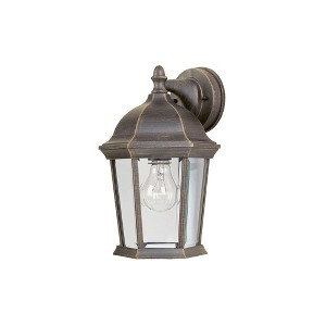 Maxim Lighting Cast 1 - Light Wall Light in  Rust Patina - 1 of 1