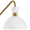 Lark Simon 1 - Light Sconce in  Matte White/Heritage Brass - 4 of 4