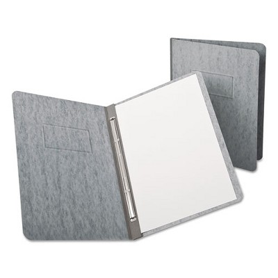 Oxford Heavyweight PressGuard and Pressboard Report Cover w/Reinforced Side Hinge - 8.5" x 11" - Gray