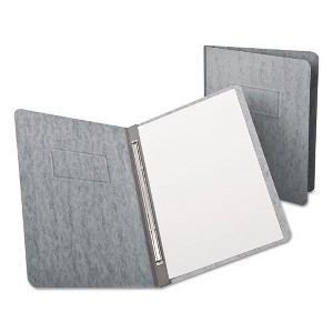 Oxford Heavyweight PressGuard and Pressboard Report Cover w/Reinforced Side Hinge - 8.5" x 11" - Gray - 1 of 1