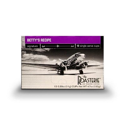 The Roasterie Betty's Medium Roast Coffee - Single Serve Cups - 12ct
