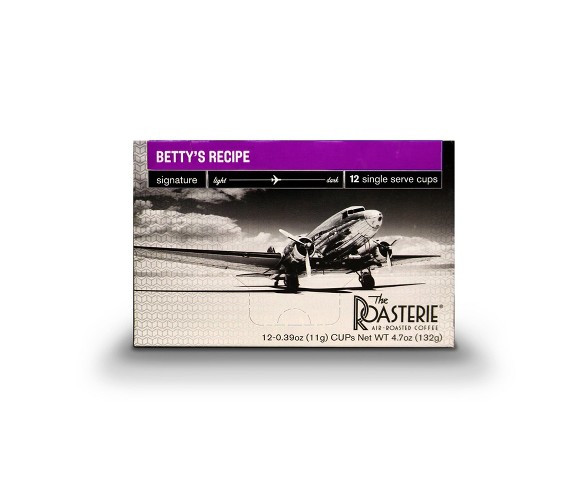 The Roasterie Betty's Medium Roast Coffee - Single Serve Cups - 12ct