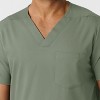 Wink Boundless Men's Multi Pocket V-Neck Scrub Top - 4 of 4