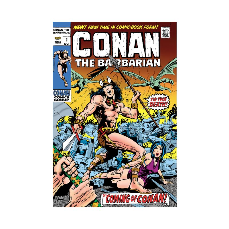 Conan the Barbarian: The Original Comics Omnibus Vol.1 - by  Roy Thomas (Hardcover), 1 of 2