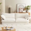 87.4''W Sofa Couch, 3-seat Deep Seat Cloud Couches, Upholstered Accent Sofa Chair with Multiple Pillows for Living Room -ModernLuxe - 2 of 4
