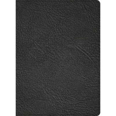 CSB Ancient Faith Study Bible, Holman Handcrafted Collection, Premium Black Goatskin - by  Holman Bible Staff (Leather Bound)