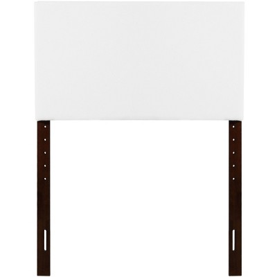 Passion Furniture Nova White Twin Adjustable Headboard : Target