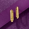 Ross-Simons 14kt Yellow Gold Paper Clip Link Hoop Earrings - 3 of 4