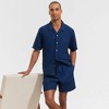 Lands' End Men's Short Sleeve Essential Short Sleep Set - 4 of 4