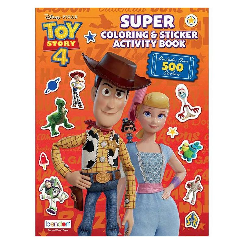 Toy Story 4 Super Sticker Book (Paperback), 1 of 5