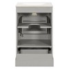 Chery Life 20" Bathroom Vanity with Ceramic Sink, Soft Close Door, Compartment Drawer - 3 of 4