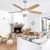 Bella Depot 52" Modern Silver Ceiling Fan with LED Light - 4 of 4